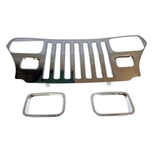 RT Off-Road - Stainless Stainless Grille Overlay Kit
