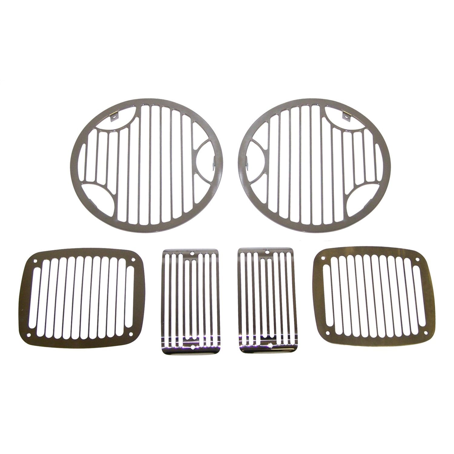 RT Off-Road - Stainless Stainless Stone Guard Set
