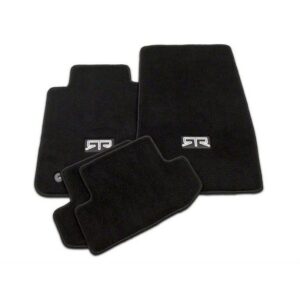 RTR Front & Rear Floor Mats w/ RTR Logo - Black (13-14 All)
