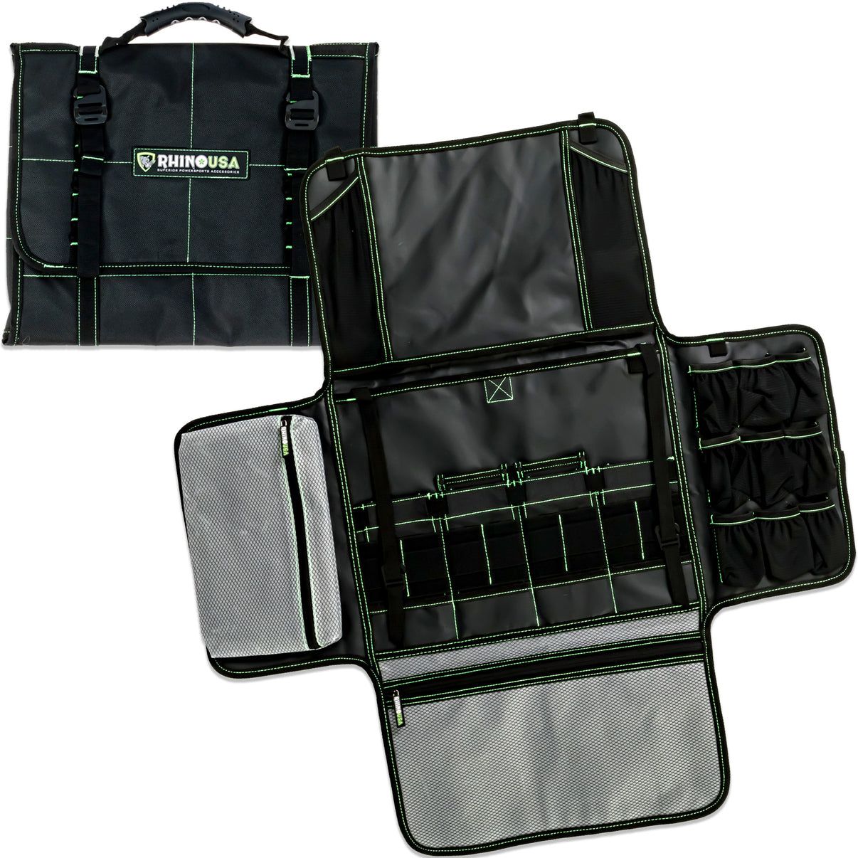 RHINO USA CAMP KITCHEN ORGANIZER BAG (BLACK)