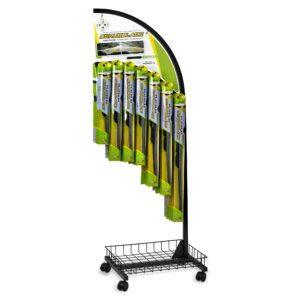 56 Pcs Rolling Wiper Blade Display