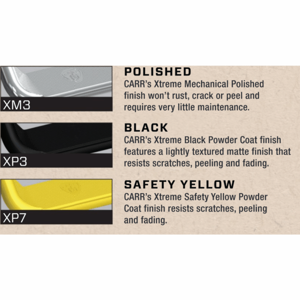 CARR  - 121241-1 - Super Hoop; Assist/Side Step; XP3 Black Powder Coat; Single