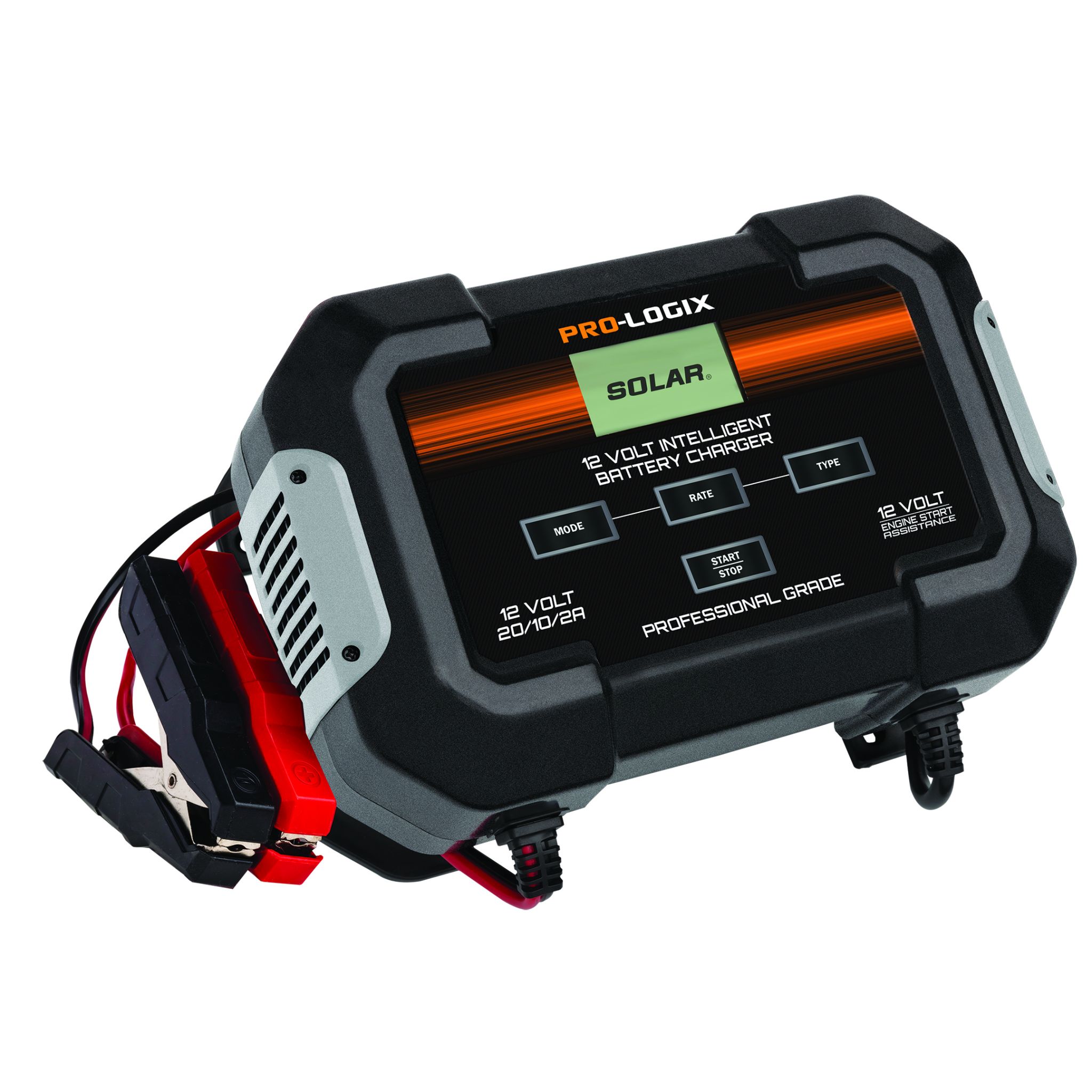 20/10/2 Amp 12V Intelligent Battery Charger / Maintainer with Start Assistance