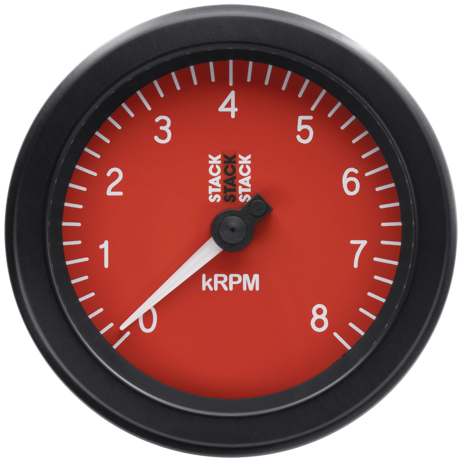 TACHOMETER, SPORT, 88MM, RED, 0-8K RPM