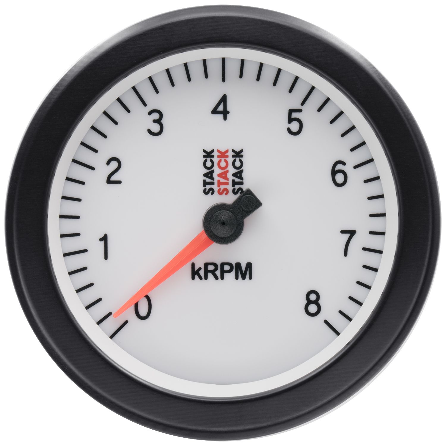 TACHOMETER, SPORT, 88MM, WHITE, 0-8K RPM