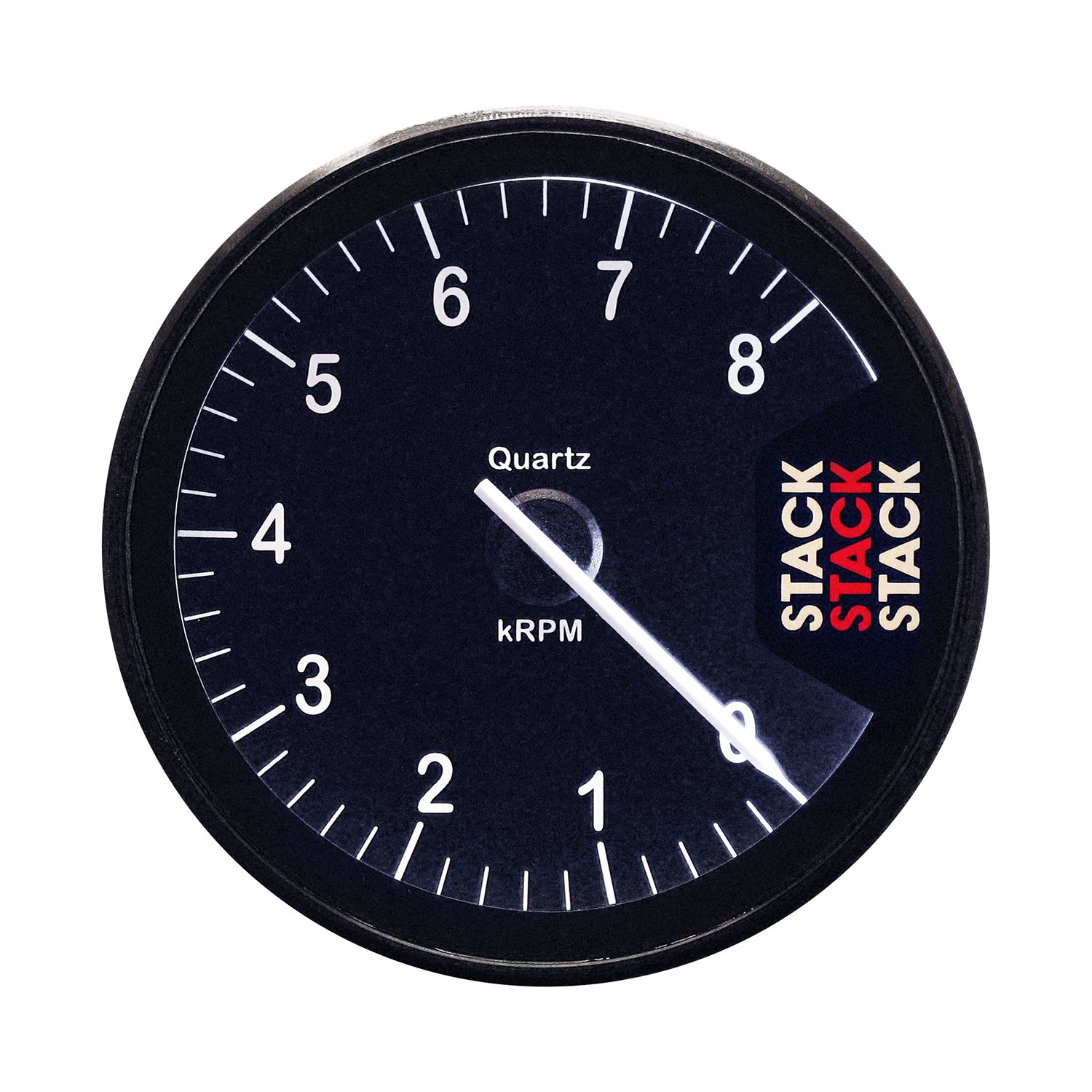TACHOMETER, CLUBMAN, 80MM, BLACK, 0-8K RPM
