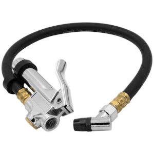 INFLATOR ASSEMBLY, TIRE PRESS, INCL. 46CM HOSE W/ 45 BULLET FOOT AIR CHUCK, STACK