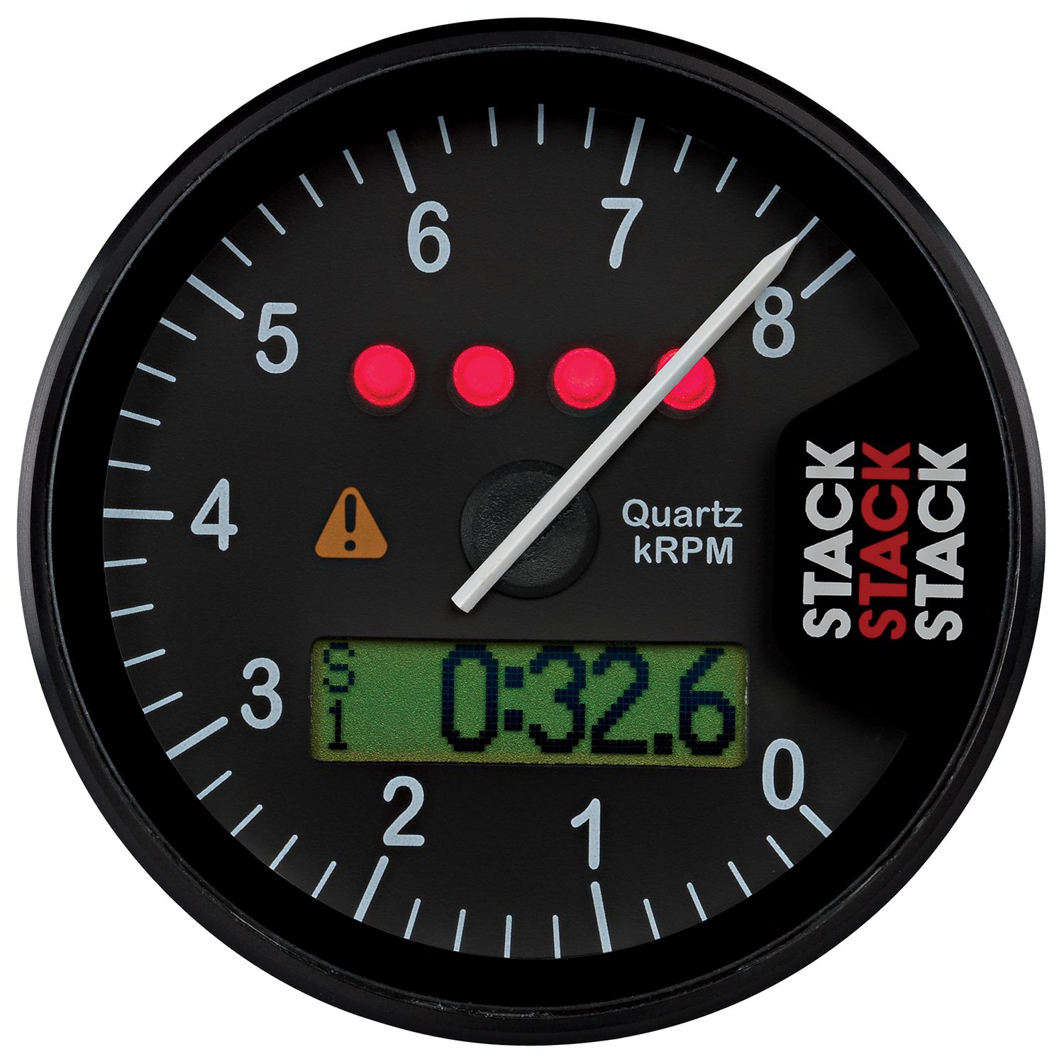 DISPLAY TACHOMETER, BLACK, 0-8K RPM
