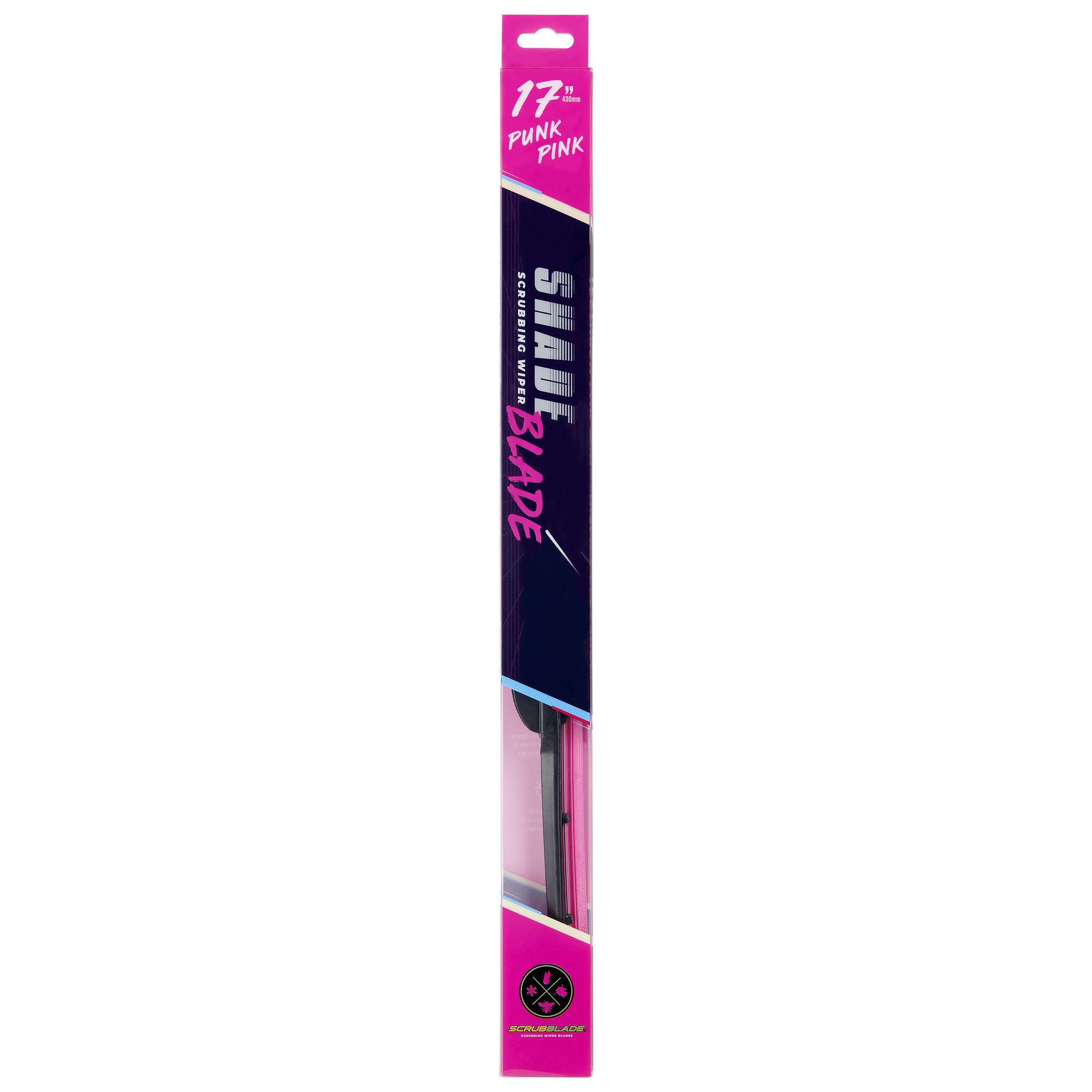 17" 430mm Pink Silicone Shadeblade Wiper Blade