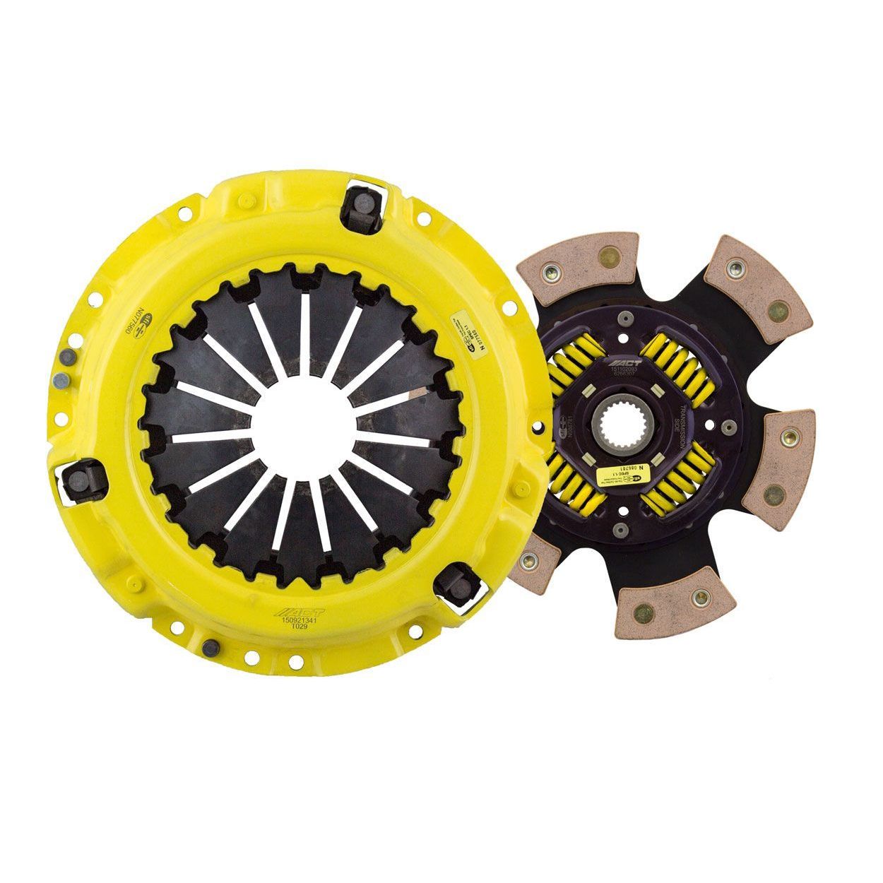 ACT HD-O/Race Sprung 6 Pad Kit