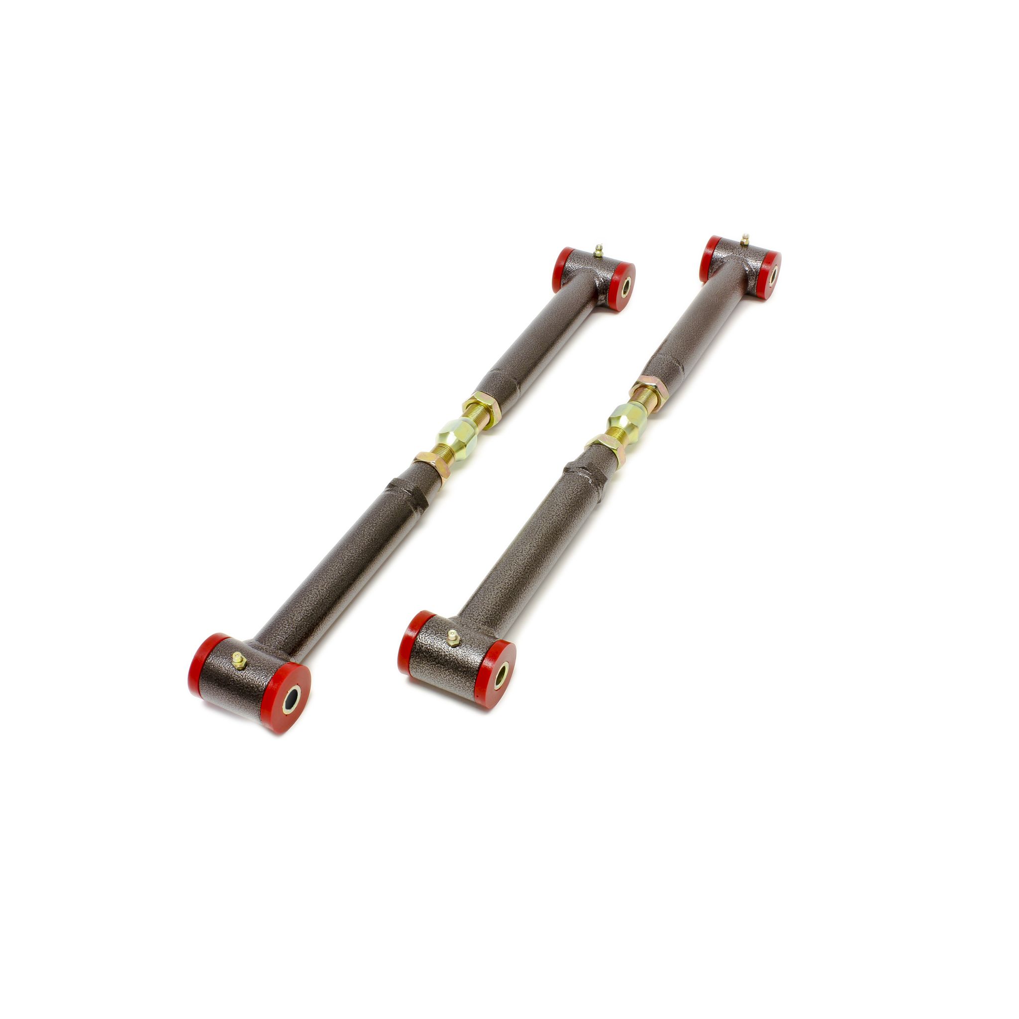 Lower Control Arms, DOM, On-Car Adjustable, Polyurethane Bushings
