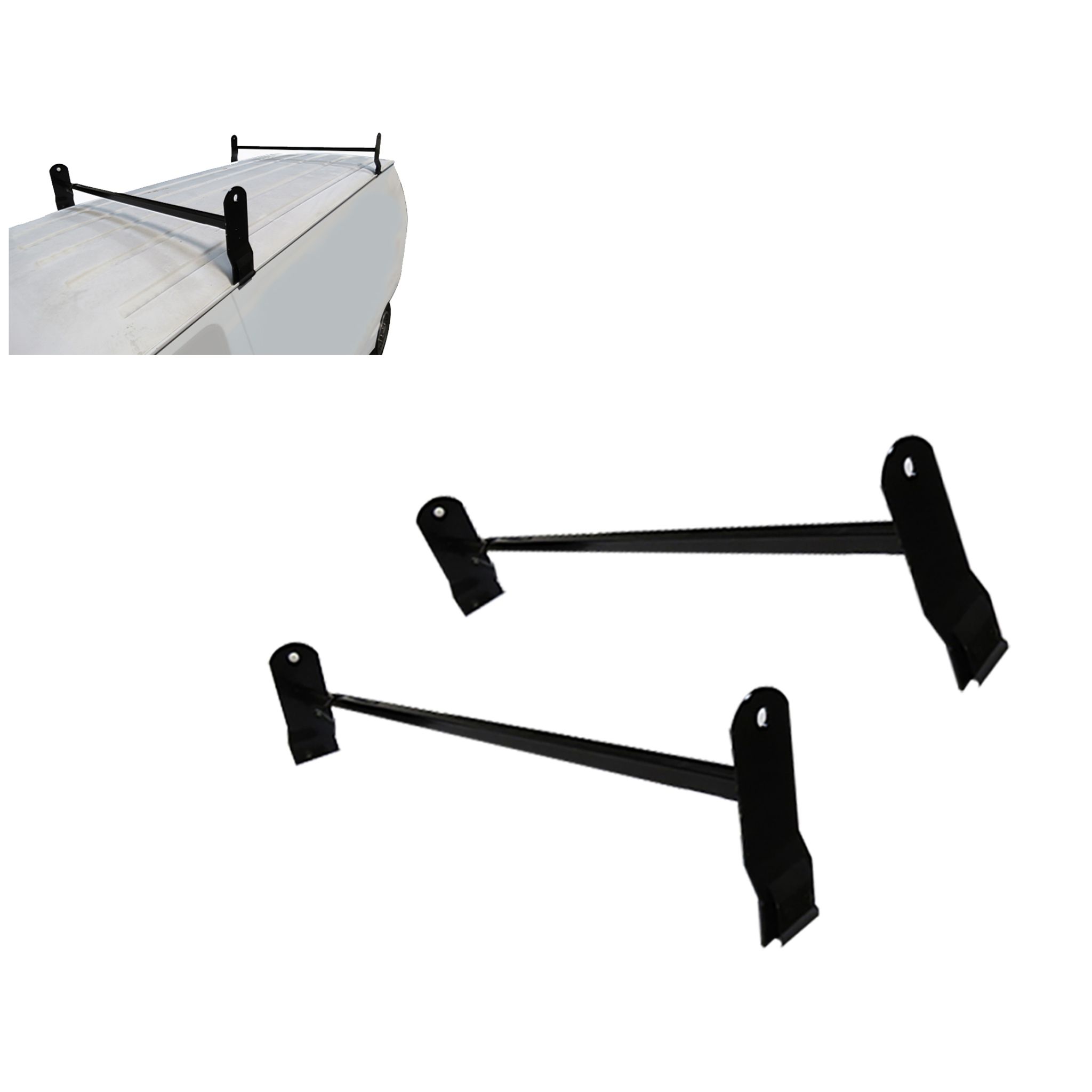 Black Horse Off Road Ladder Rack Black Steel TR-WRG2