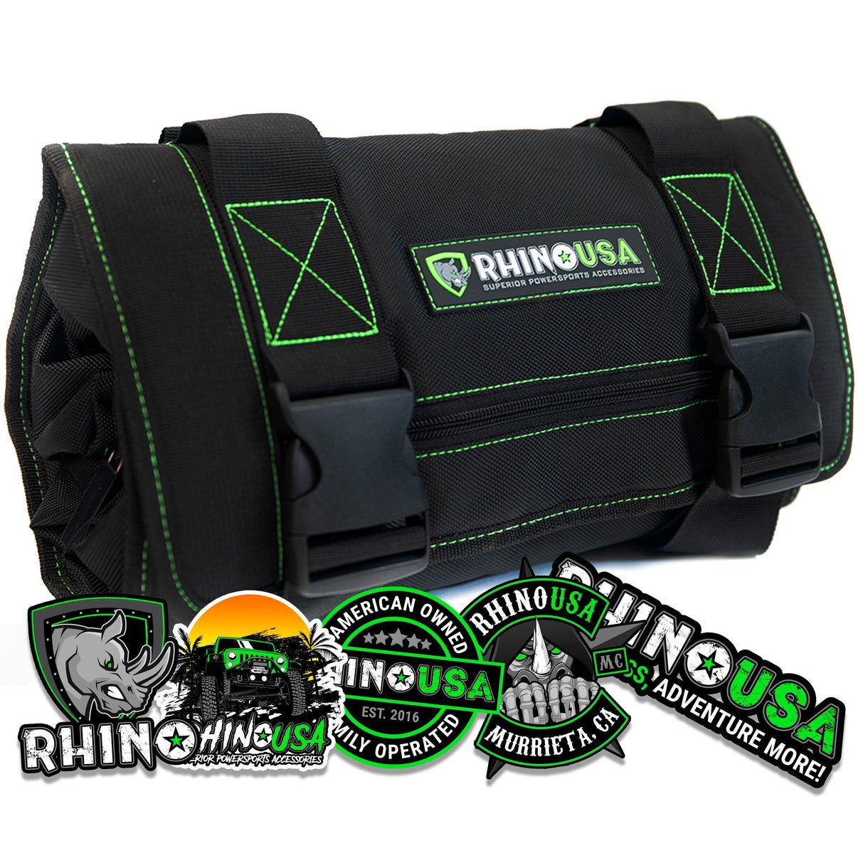 RHINO USA HEAVY DUTY OFF-ROAD TOOL BAG/ROLL BLACK