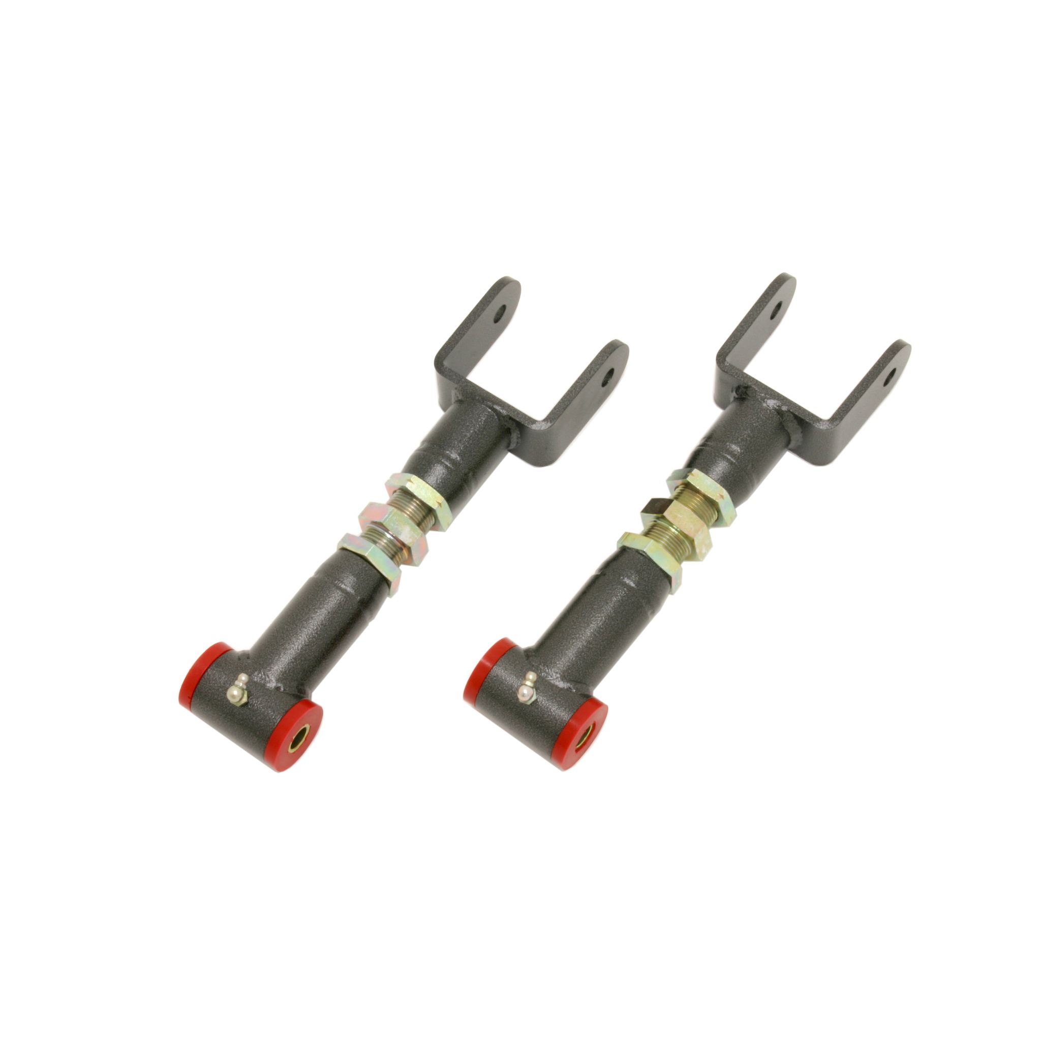 Upper Control Arms, DOM, On-car Adjustable, Poly Bushings, Standard Length