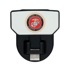 CARR - 183142 - HD Universal Hitch Step; Fits 2 in. Receiver; Black; U.S. Marines; Single