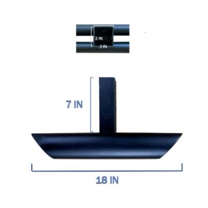 Black Double Layer Hitch Step