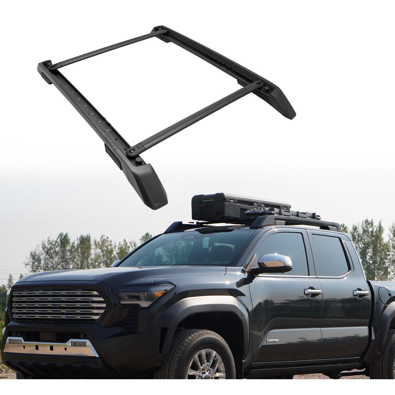 Sport Style Cross Bars Black Powdercoat