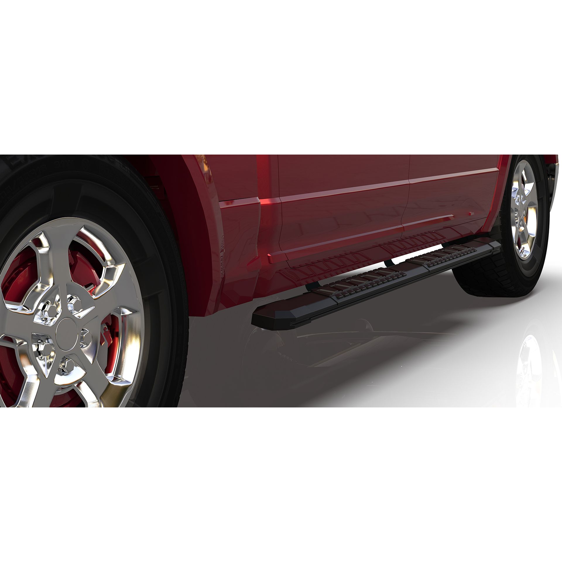 Rival Running Boards Black Powdercoat