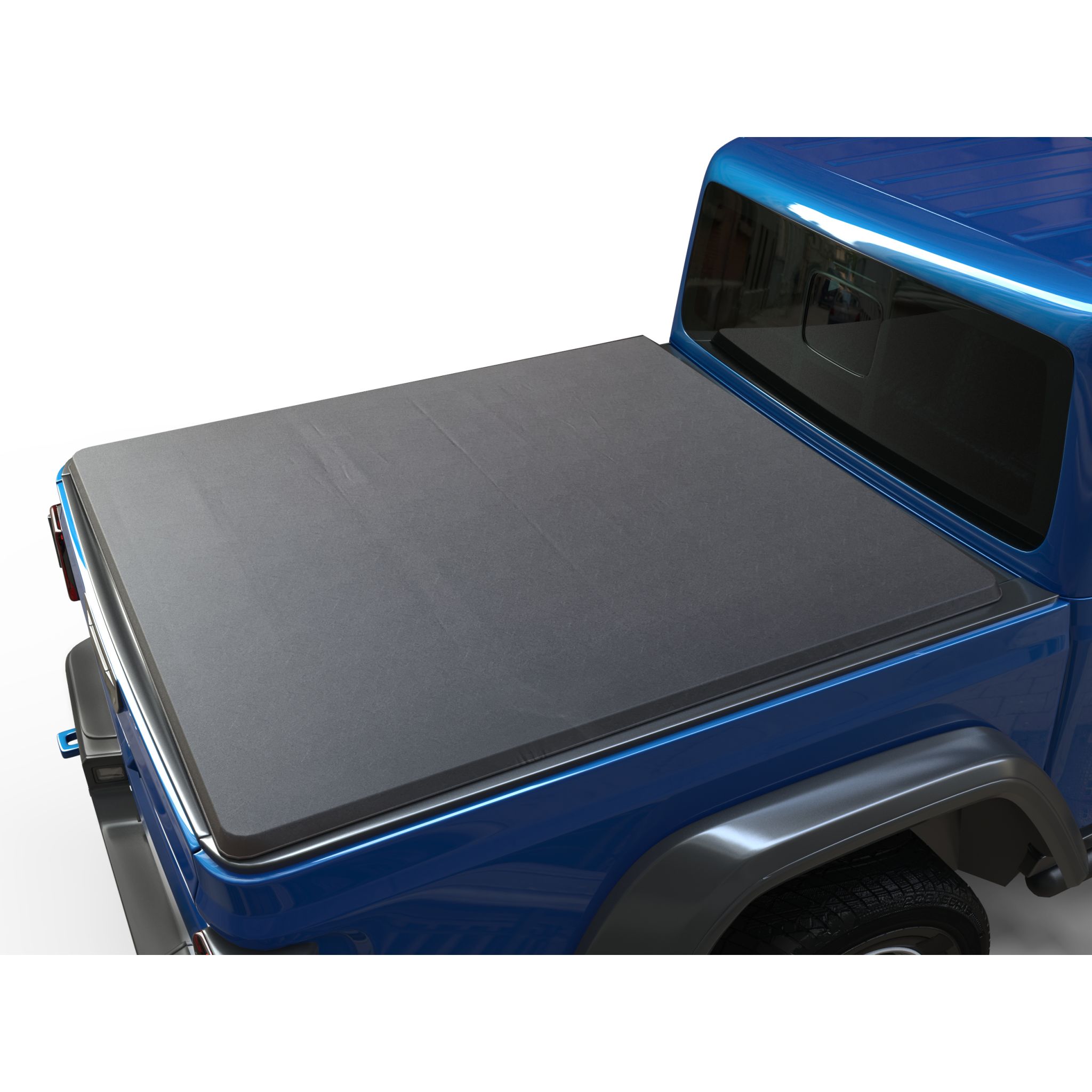 Soft Quad-Fold Tonneau Cover Black