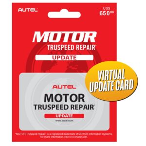 Virtual MOTOR TruSpeed Update Card