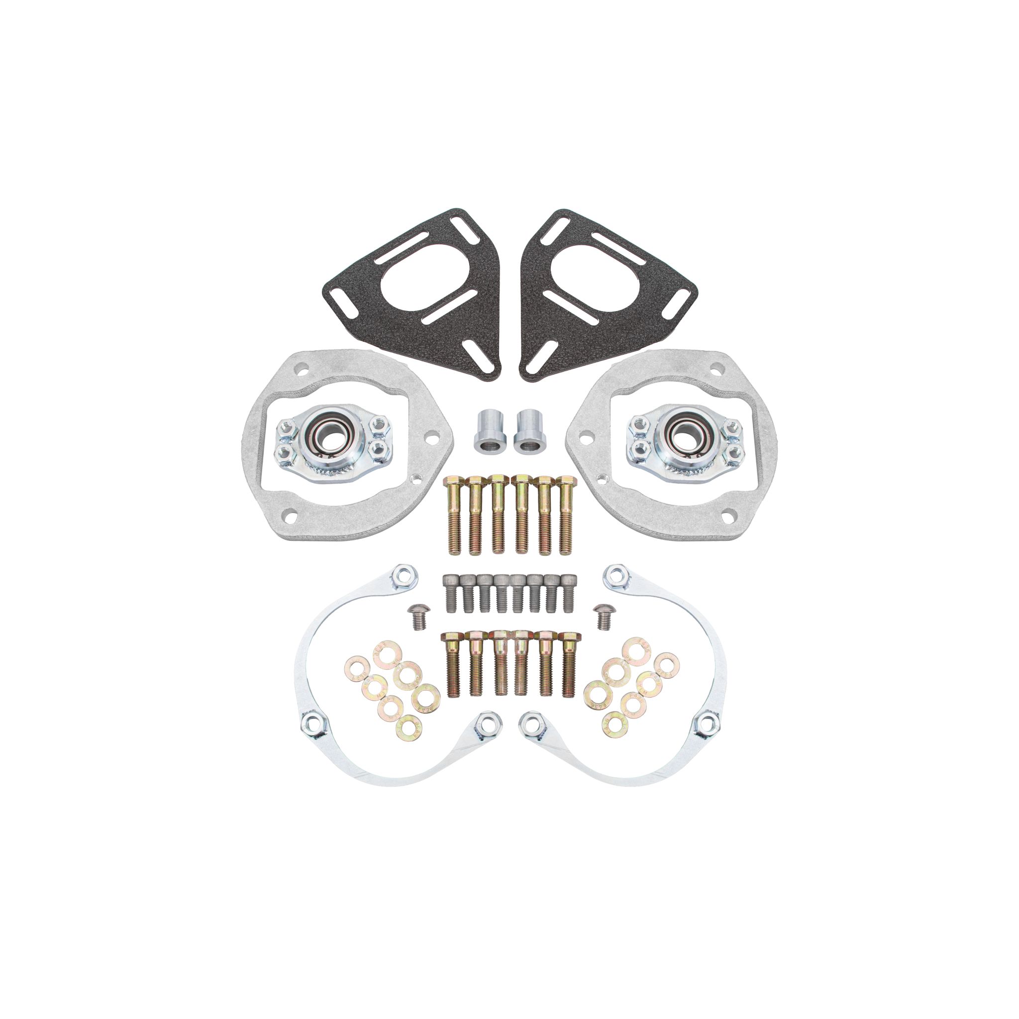 Caster camber plates, factory spring