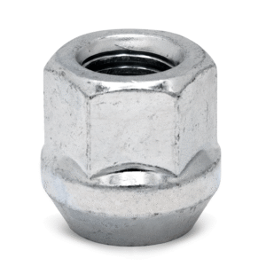 14X1.5 OPEN END BULGE ACORN (18 POINT) 6 LUG 0.87" ZINC 20 LUGS, 4 LOCKS, 1 KEY