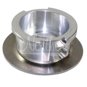 Machined Aluminum Filler Neck with 3 Inch Circle Flange