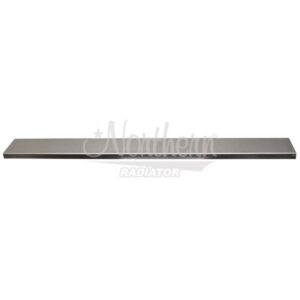 Channel Cap - Plain Aluminum