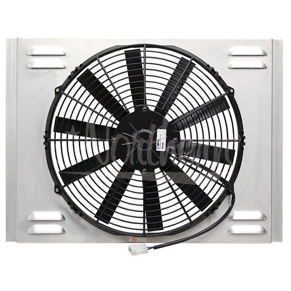 Single 14 Inch Fan Shroud Assembly