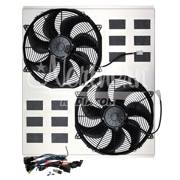 DUAL HIGH CFM 16 ELECTRIC FAN & SHROUD