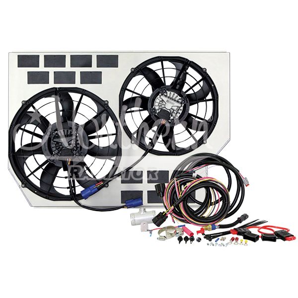 DUAL BRUSHLESS 14 ELECTRIC FAN & SHROUD