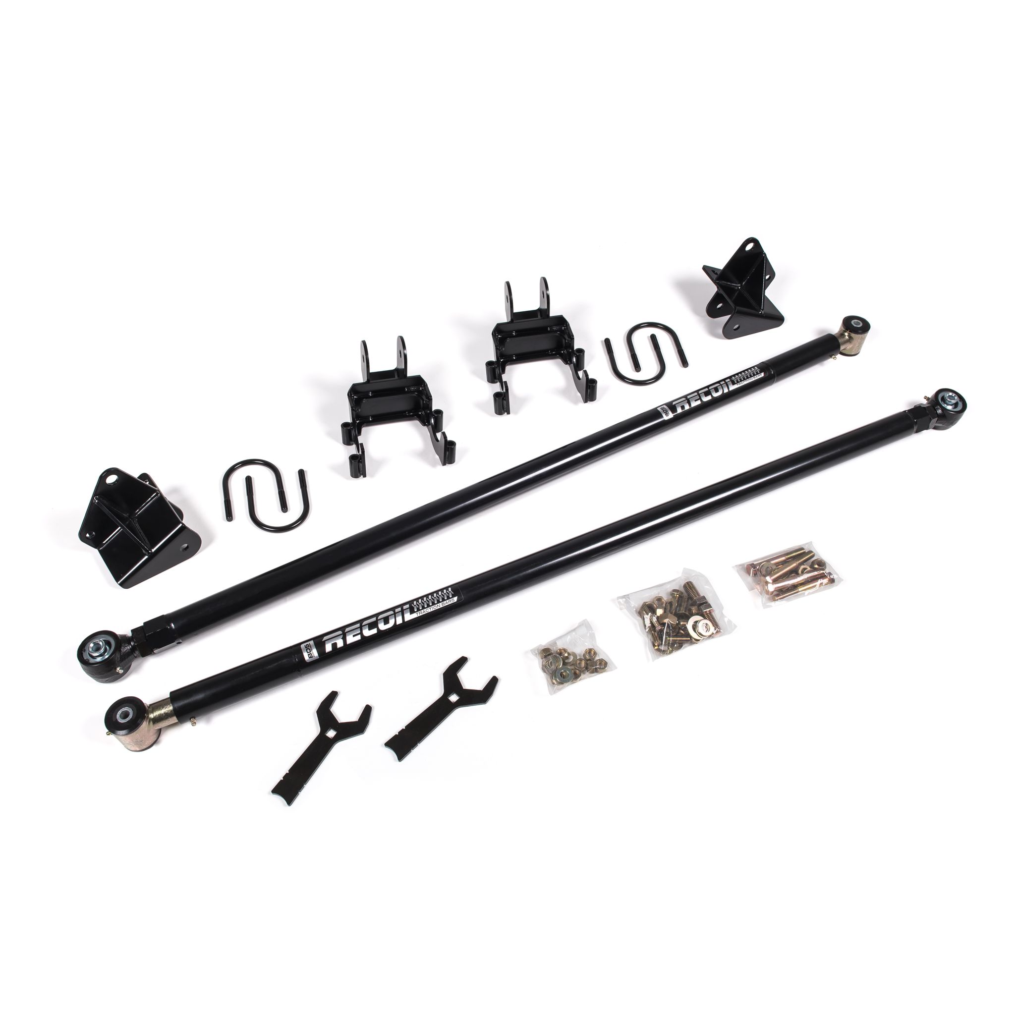1999-2016 Ford F250/350 Recoil Traction Bar Kit - Short Bed