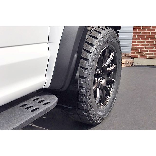 Rally Armor MF53-UR-BLK/DGRY - 2017-2020 Ford Raptor Raptor - Black Mud Flap/Dark Grey Logo