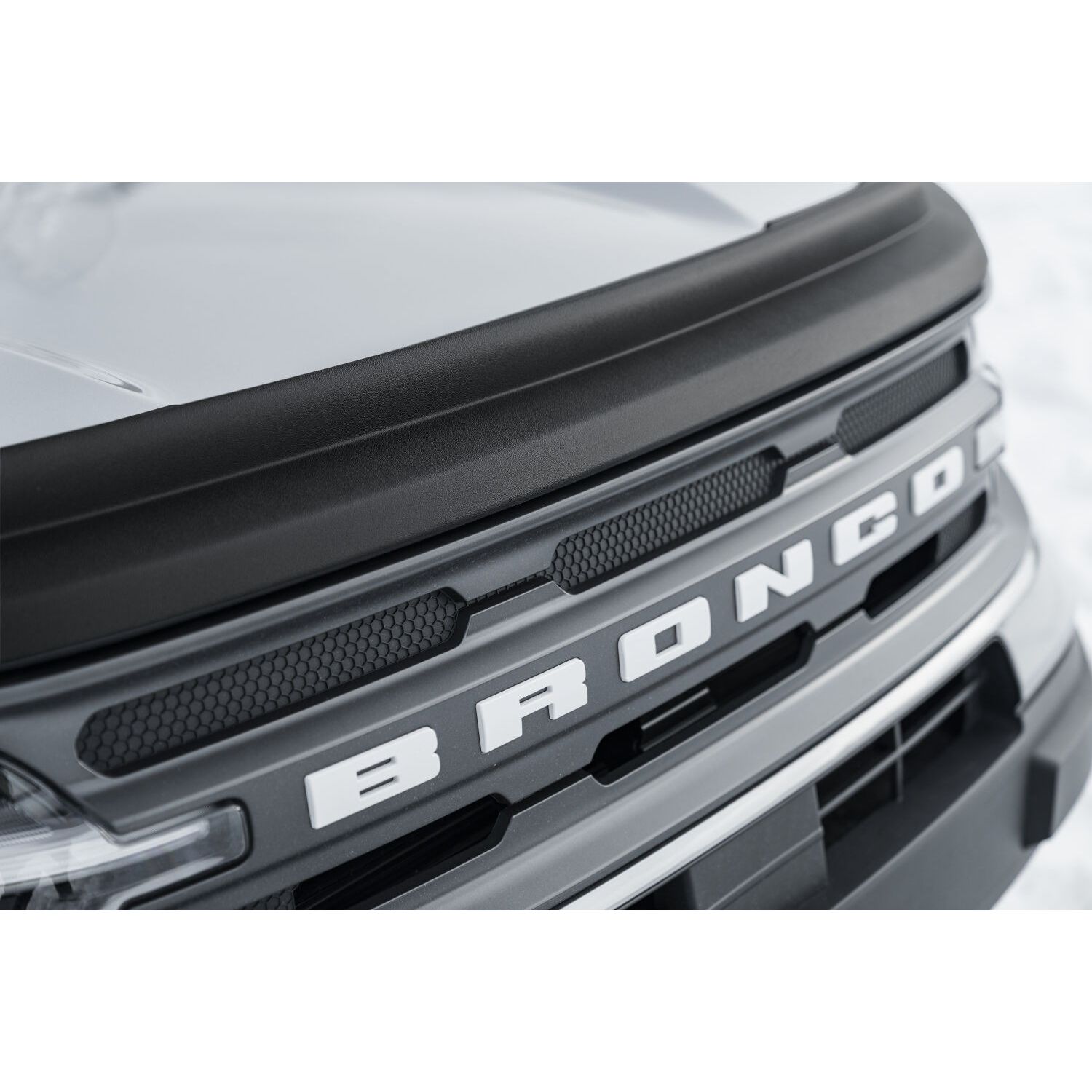 Husky 2830188 Aeroskin II Hood Protector Matte Black 2021-25 Ford Bronco Sport