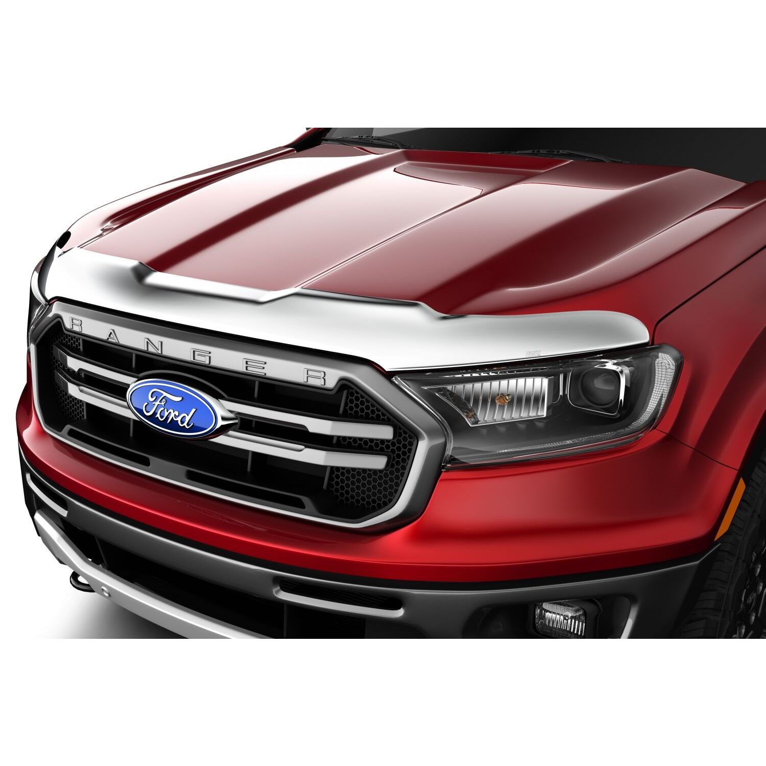 Husky 2842266 Aeroskin Flush Mount Dark Smoke Hood Protector 2024 Ford Ranger