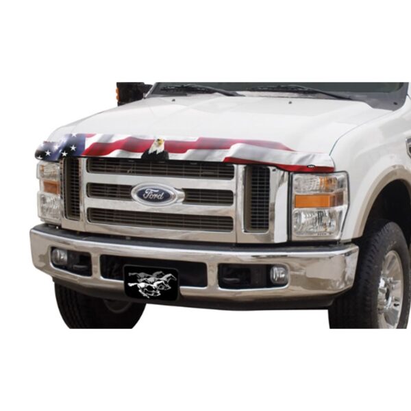 Husky Liners Hood Shield Eagle with Flag Design 2818033