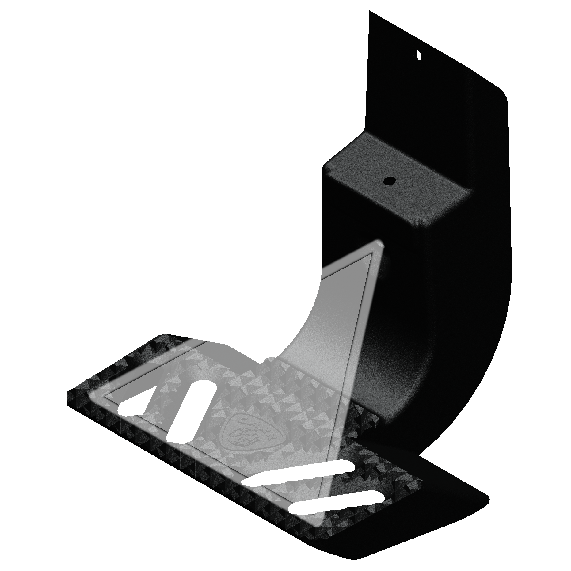 Carr - 140201-1 - MAXno-drill Side Step - Black - Single