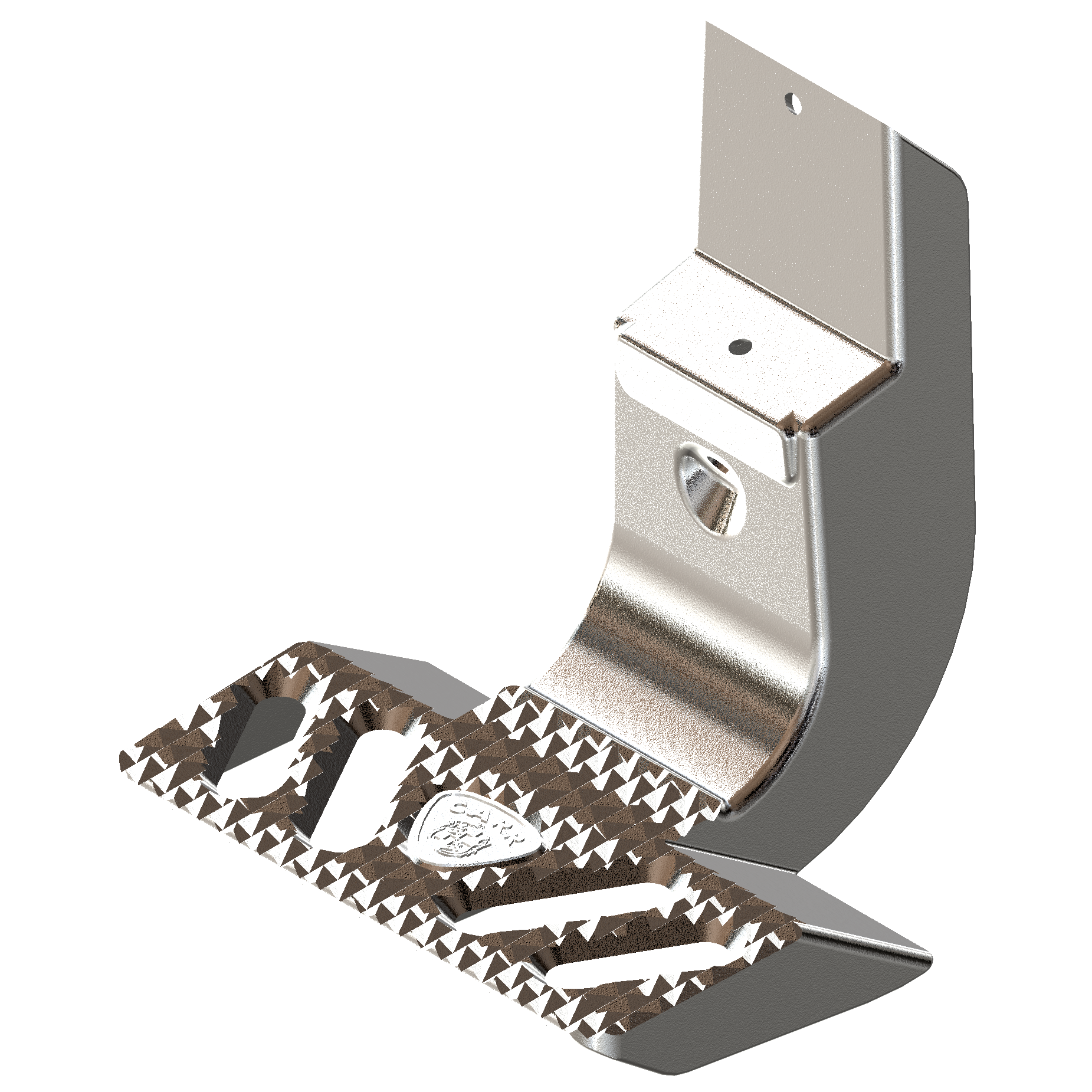 Carr - 140102-1 - MAXno-drill Side Step - Polished - Single