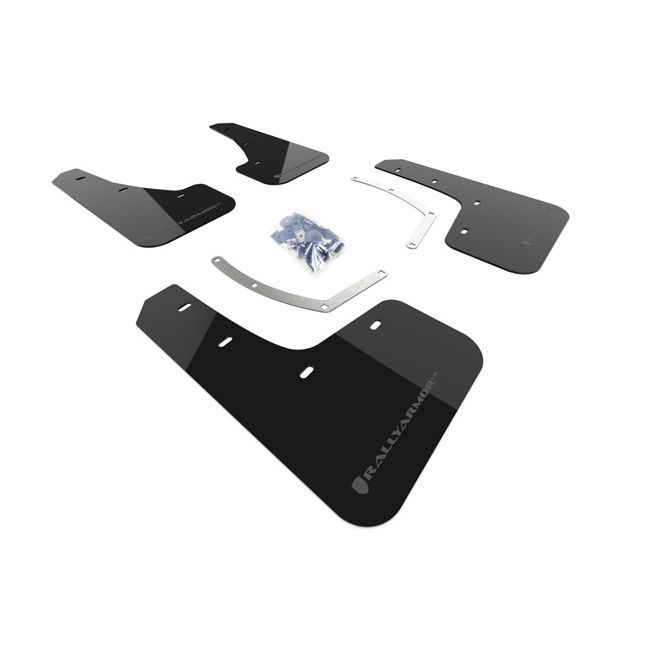 Rally Armor MF49-UR-BLK/GRY - 2018-2025 Subaru Ascent - Black Mud Flap/Grey Logo