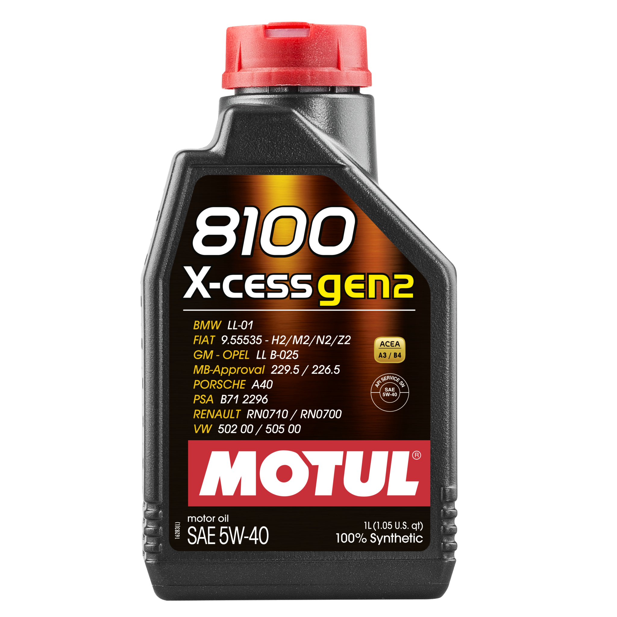 Motul 8100 X-CESS GEN2 5W-40 12X1L
