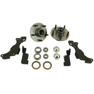 Front stock brake retention kit for 1963-1982 corvette. For use with TruTurn.