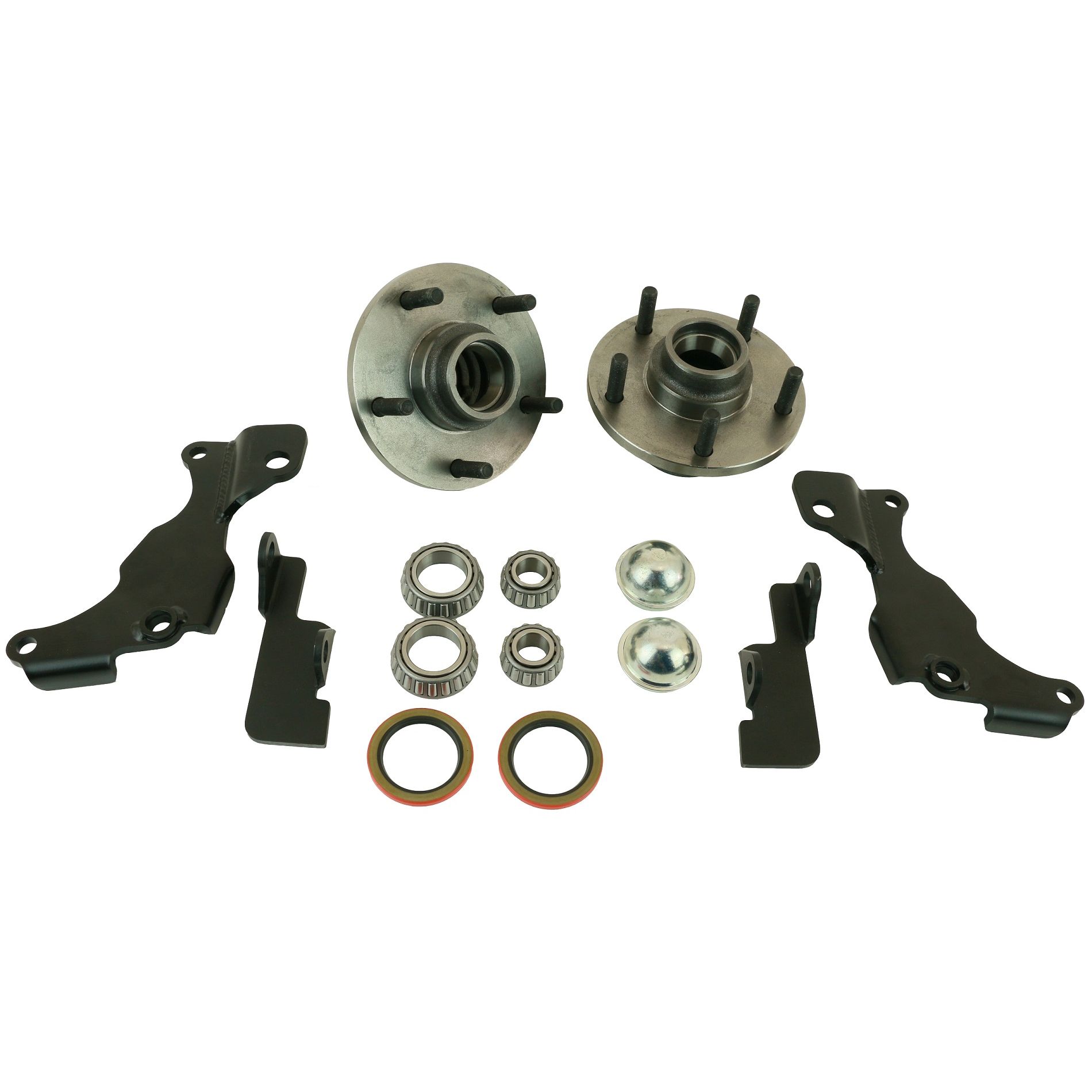 Front stock brake retention kit for 1963-1982 corvette. For use with TruTurn.