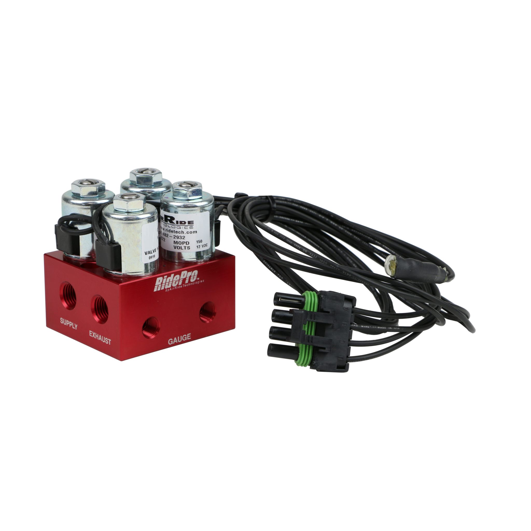 RidePro 2-Way valve with 1/4" NPT ports.