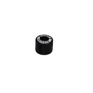 Short rebound knob for Ridetech HQ Shocks, aluminum, black.