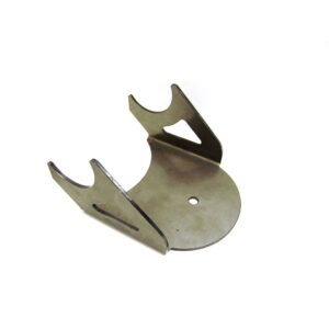 Dropped lower weld-on air spring axle bracket, uncoated.