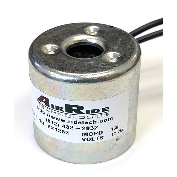 Coil for BigRed valve with round, steel coil cover.