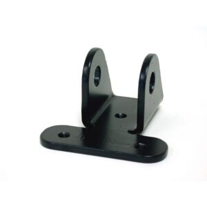 Shockwave bracket for C-4 Vette arm, powder coated black