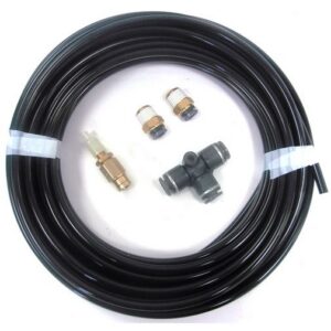 Inflation kit with 30ft. 1/4" airline, 2 1/4" npt straights, 1 T and 1 schrader.