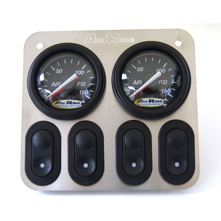 4-Way 12 volt analog control panel for air suspension. For use with 12v valves.