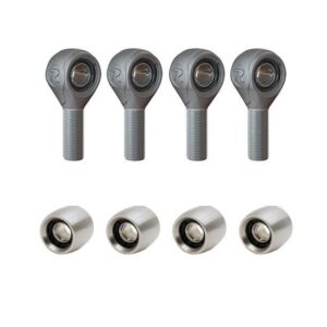 R-Joint 8 Pack - Weld-On. Includes 4 RH threaded R-Joints and 4 weld on R-Joints